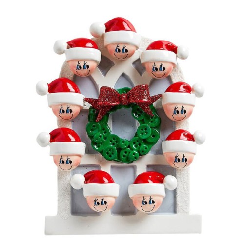 Christmas Window 9 Family Personalised Christmas Decoration Christmas Window 9 Family Personalised Christmas Decoration