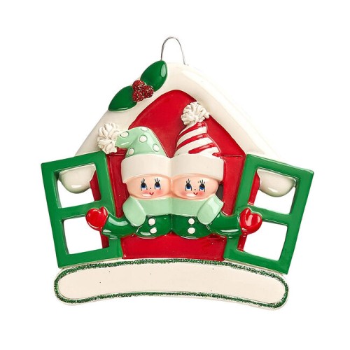 Christmas Window Couple Personalised Christmas Decoration Christmas Window Couple Personalised Christmas Decoration