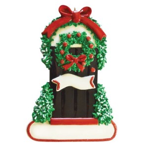Wintery Door Personalised Christmas Decoration