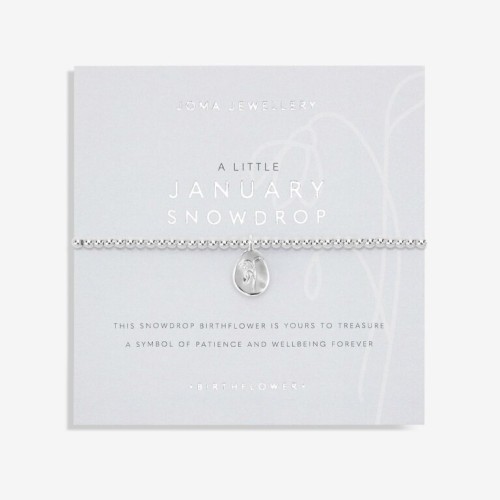 Joma A Little January Birth Flower Bracelet Joma A Little January Birth Flower Bracelet