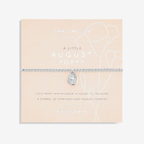 Joma A Little August Birth Flower Bracelet Joma A Little August Birth Flower Bracelet