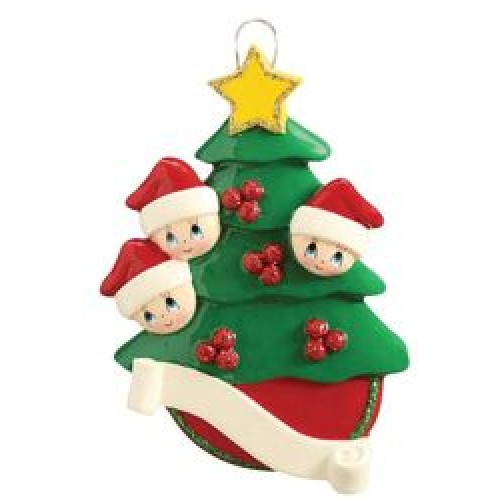 Christmas Tree Family 3 Personalised Christmas Decoration Christmas Tree Family 3 Personalised Christmas Decoration