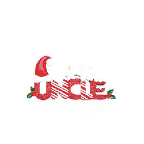 Uncle Word Personalised Decoration Uncle Word Personalised Decoration