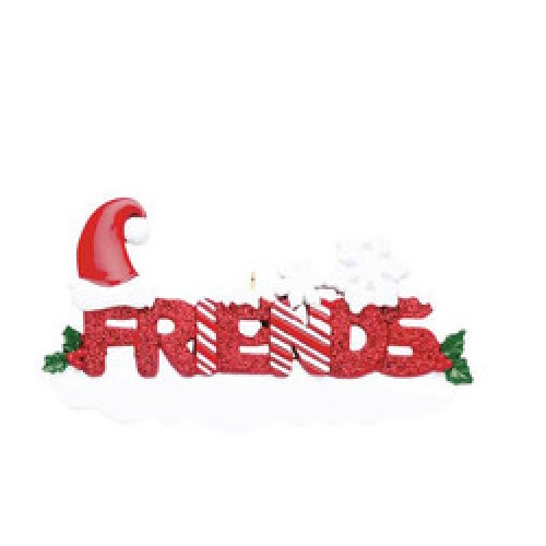 Friends Word Personalised Decoration Friends Word Personalised Decoration