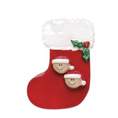 Red Stocking 2 Personalised Decoration Red Stocking 2 Personalised Decoration