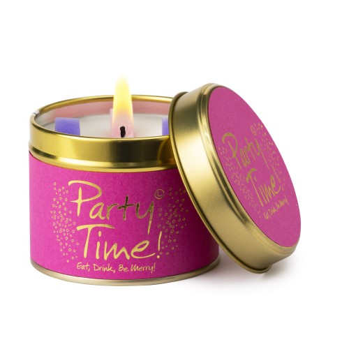 Lily-Flame Party Time Tin Candle Lily-Flame Party Time Tin Candle