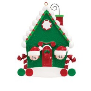 Candy Cane House 2 Personalised Decoration