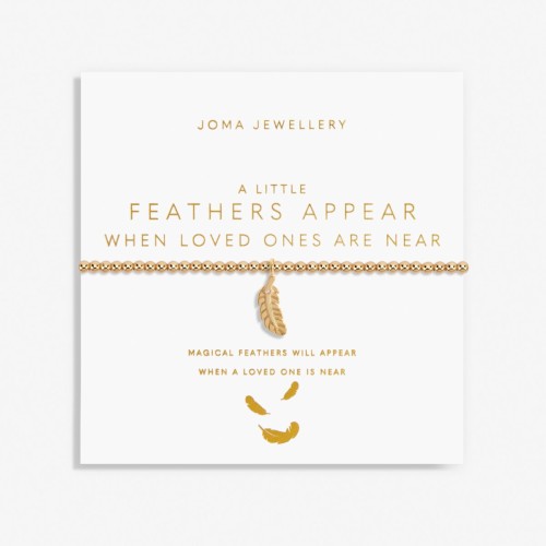 Joma A little Feathers Appear when Loved Ones are Near Bracelet Joma A little Feathers Appear when Loved Ones are Near Bracelet