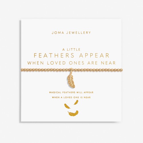 Joma A little Feathers Appear when Loved Ones are Near Bracelet Joma A little Feathers Appear when Loved Ones are Near Bracelet