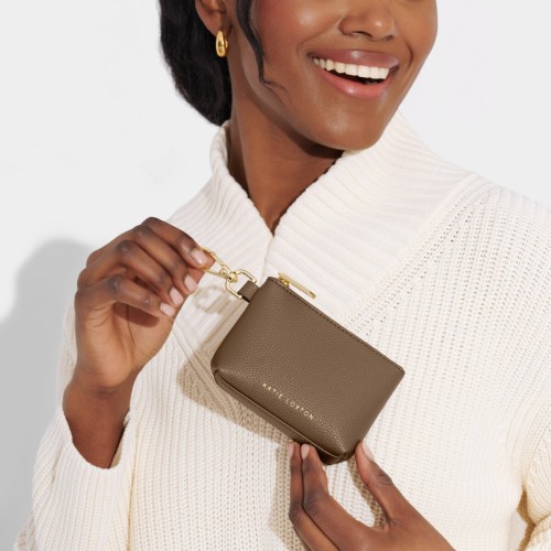 Katie Loxton Evie Clip On Coin Purse Mink