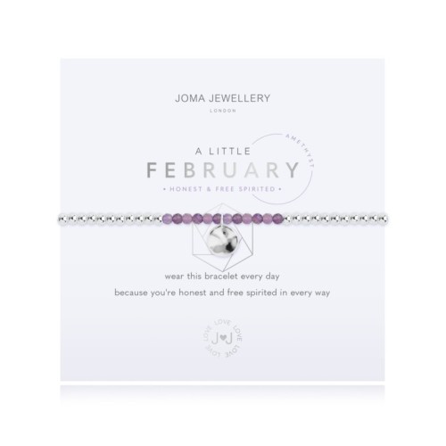 Joma A Little February Birthstone Bracelet Joma A Little February Birthstone Bracelet