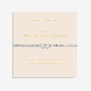 Joma "Forever Yours" Happy 40th Birthday Bracelet