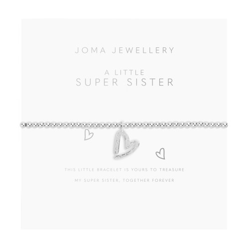 Joma Childrens A little "Super Sister" Bracelet Joma Childrens A little "Super Sister" Bracelet