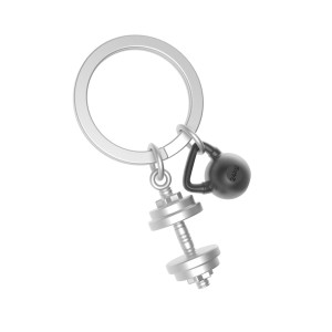 Meta Morphose Dumbbell and Weights Keyring