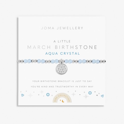 Joma Children's A Little March Birthstone Bracelet Joma Children's A Little March Birthstone Bracelet