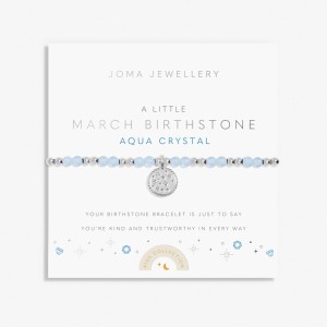Joma Children's A Little March Birthstone Bracelet