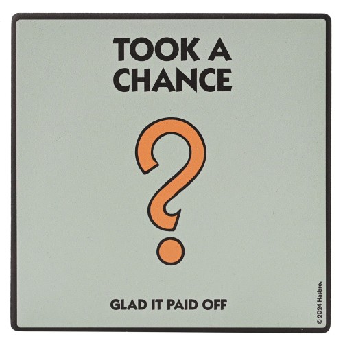 Monopoly Coaster Took A Chance Monopoly Coaster Took A Chance