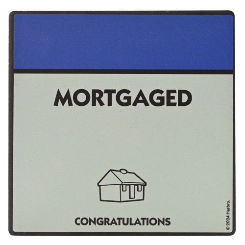 Monopoly Coaster Mortgaged Monopoly Coaster Mortgaged