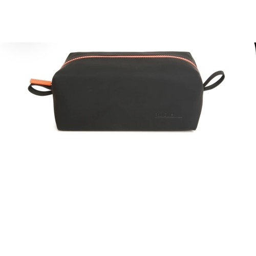 Paul Oliver Soft Touch Wash Bag Black Paul Oliver Soft Touch Wash Bag Black