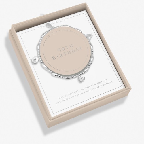 Joma Life's A Charm 50th Birthday Bracelet Joma Life's A Charm 50th Birthday Bracelet