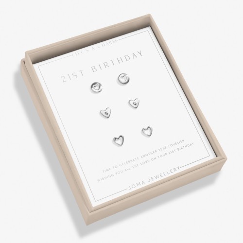 Joma Life's A Charm 21st Birthday Earrings Joma Life's A Charm 21st Birthday Earrings