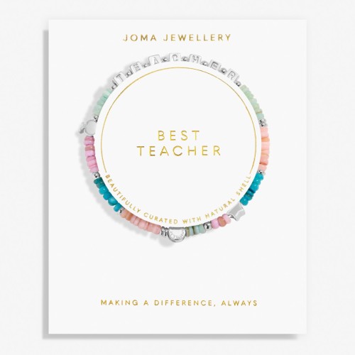 Joma Happy Little Moments Best Teacher Bracelet Joma Happy Little Moments Best Teacher Bracelet