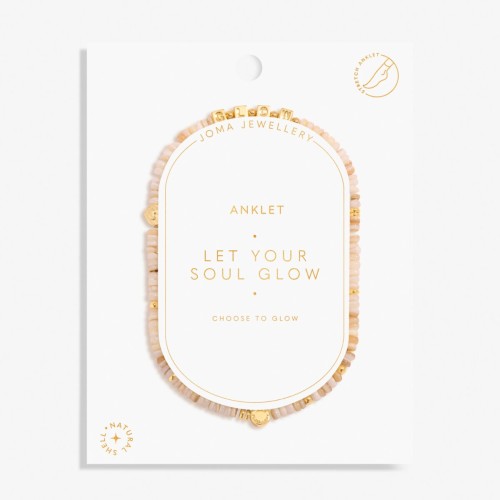 Joma Happy Little Moments Let Your Soul Glow Anklet Joma Happy Little Moments Let Your Soul Glow Anklet
