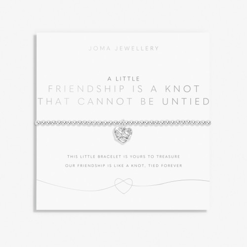 Joma "A Little" Friendship Is A Knot That Cannot Be Untied Bracelet Joma "A Little" Friendship Is A Knot That Cannot Be Untied Bracelet