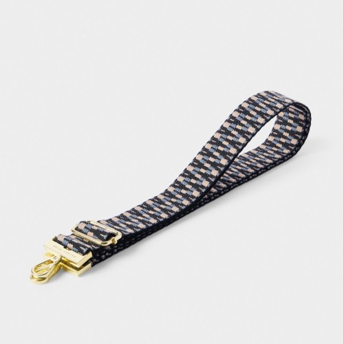 Katie Loxton Canvas Bag Strap Slate Zig Zag Katie Loxton Canvas Bag Strap Slate Zig Zag