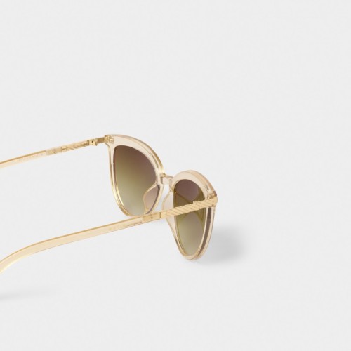 Katie Loxton Ravello Sunglasses Nude Transparent