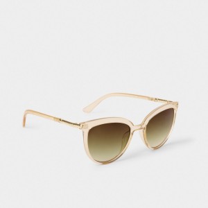 Katie Loxton Ravello Sunglasses Nude Transparent