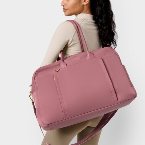 Katie Loxton Nylon-Luxe Everyday Holdall Deep Rose Katie Loxton Nylon-Luxe Everyday Holdall Deep Rose