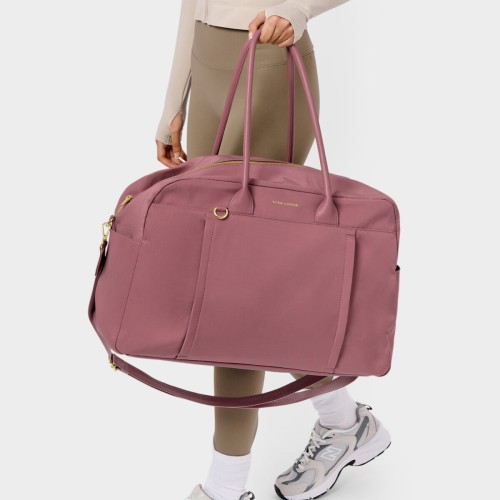 Katie Loxton Nylon-Luxe Everyday Holdall Deep Rose Katie Loxton Nylon-Luxe Everyday Holdall Deep Rose