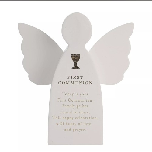 First Communion - Faith & Hope Angel Plaque First Communion - Faith & Hope Angel Plaque