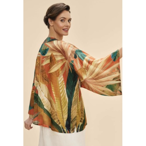 Powder Kimono Jacket - Painted Palms Powder Kimono Jacket - Painted Palms