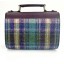 Harris Tweed Mini Day Bag Blue Herringbone Check Harris Tweed Mini Day Bag Blue Herringbone Check