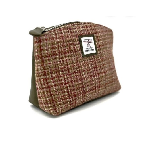 Harris Tweed Cosmetic Bag Maple Harris Tweed Cosmetic Bag Maple