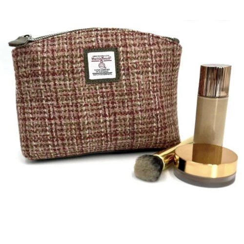 Harris Tweed Cosmetic Bag Maple Harris Tweed Cosmetic Bag Maple