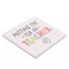 "Putting The Tea In Teacher" Square Coaster "Putting The Tea In Teacher" Square Coaster