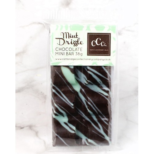 Cambridge Confectionary Chocolate Mini Bar - Dark Mint Drizzle Cambridge Confectionary Chocolate Mini Bar - Dark Mint Drizzle