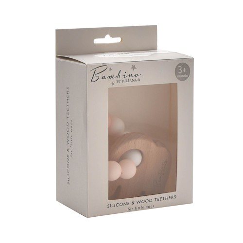 Bambino Elephant Teether Pink Bambino Elephant Teether Pink