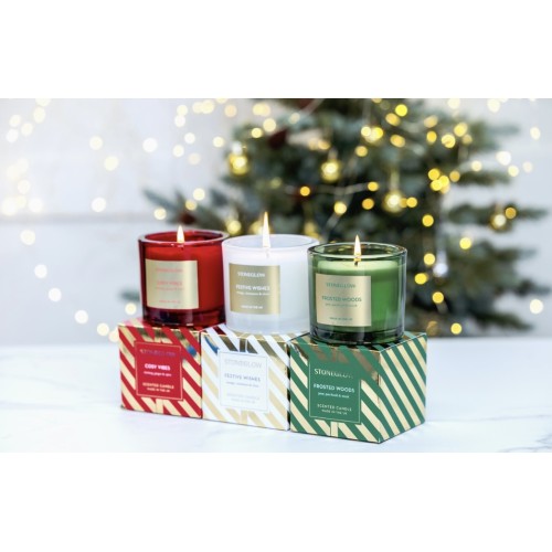 Stoneglow Frosted Woods Scented Candle Stoneglow Frosted Woods Scented Candle