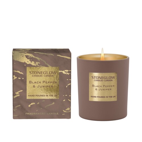 Stoneglow Luna Black Pepper & Juniper Scented Candle Stoneglow Luna Black Pepper & Juniper Scented Candle