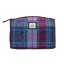 Harris Tweed Cosmetic Bag Pink/Purple Check Harris Tweed Cosmetic Bag Pink/Purple Check