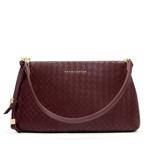 Katie Loxton Nova Woven Clutch Bag - Cherry Katie Loxton Nova Woven Clutch Bag - Cherry