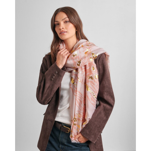 Katie Loxton Pink Animal Scarf Katie Loxton Pink Animal Scarf