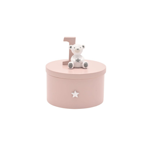 My 1st Birthday Trinket Box - Pink My 1st Birthday Trinket Box - Pink