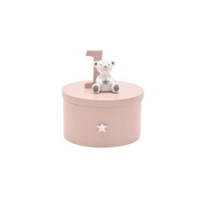 My 1st Birthday Trinket Box - Pink