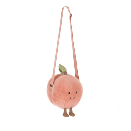 Jellycat Amuseables Peach Shoulder Bag Jellycat Amuseables Peach Shoulder Bag