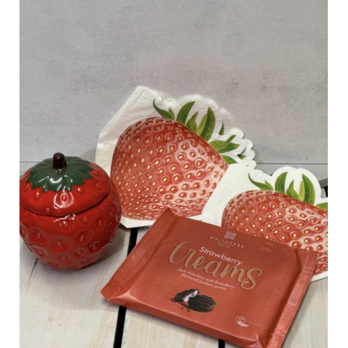 Whitakers Strawberry Chocolate Creams 75g Whitakers Strawberry Chocolate Creams 75g